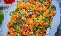 طرز تهیه میگو پلو لذیذ بدون بوی زُهم