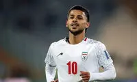 هدیه خاص مهدی قائدی از جام جهانی به همسر و فرزندش