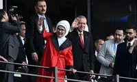 تصویری از مراسم ازدواج اردوغان و امینه گلباران