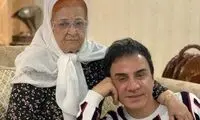 ویدیویی بامزه و دلنشین از عمو پورنگ به همراه مادرش