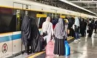 ویدئو منتشر شده از وضعیت عجیب متروی تهران 
