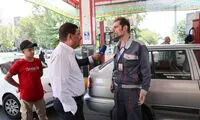 جنجال چهره خندان معاون رئیسی در پمپ‌بنزین‌ها!