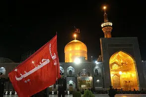 درگیری شدید و عجیب دو هیئت عزاداری در حرم امام رضا!