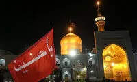 درگیری شدید و عجیب دو هیئت عزاداری در حرم امام رضا!