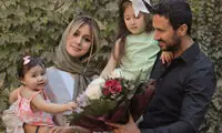 عکس جدید و عاشقانه شاهرخ استخری با همسرش