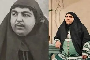 تاج السلطنه، دختر ناصرالدین شاه در ایام کودکی