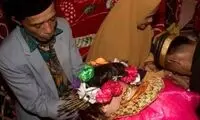 این مرد ۸۸ بار رخت دامادی بر تن کرده است!