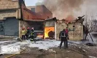بازار قائمیه در آتش سوخت