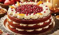 آموزش تصویری کیک یلدایی ساده