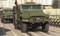 تصاویر خودروی ضد انفجار روسی در سیستان و بلوچستان