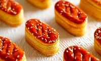 پخت آسان شیرینی زبان در خانه بدون فر و همزن