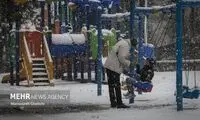 تصاویری دلربا از بارش برف در شاهرود