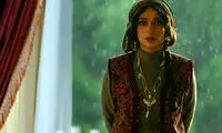 ژست سیمین سریال شکارگاه در کنار رفیق بازیگرش