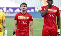 هم‌دردی جمعی از بازیکنان با وریا غفوری