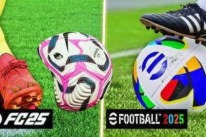 مقایسه جذاب گرافیک بازی eFootball 25 و FC 25