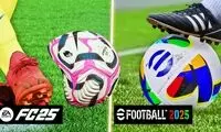 مقایسه جذاب گرافیک بازی eFootball 25 و FC 25