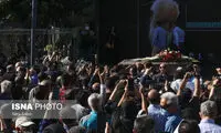 چند قاب از وداع مردم تهران با پیکر «سایه»