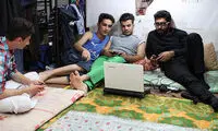 عکس بامزه‌ای که از یک خوابگاه دانشجویی بیرون آمد
