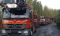 آتش‌سوزی رستوران دوطبقه شهرک غرب