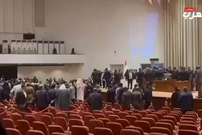 ‌کتک‌کاری و پرتاب کفش در پارلمان عراق