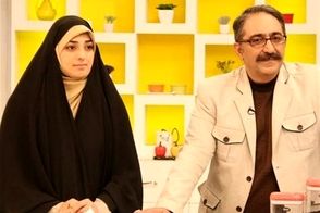 ژست عاشقانه زوج مشهور تلویزیون در یک قاب