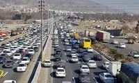 ترافیک سنگین در جاده های چالوس و هراز