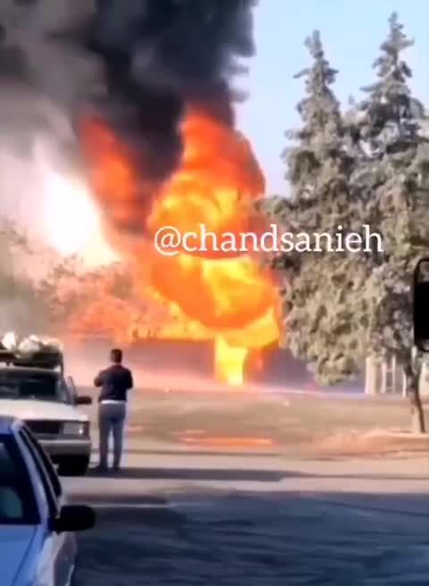 ویدیو هولناک از انفجار شدید در محمدشهر کرج