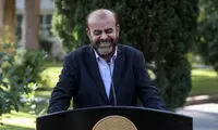 خنده‌های سرخوشانه وزیر پرحاشیه در حیاط پاستور