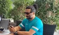 عکس خاص حسن یزدانی با چهره جنجالی پرسپولیسی 