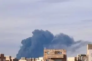 دود مهیبی که در آسمان اردبیل مشاهده شد