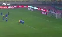 گل دوم سپاهان به استقلال توسط رامین رضاییان