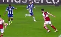 گل تماشایی پورتو مقابل آرسنال از زاویه آسمان!