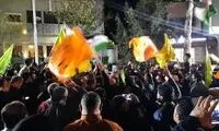 راهپیمایی بامدادی مردم تهران در پی حمله ایران 