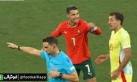 شادی جنجالی رونالدو جلوی چشمان اویارزابال
