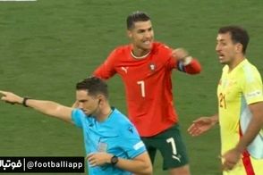 شادی جنجالی رونالدو جلوی چشمان اویارزابال
