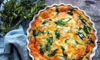 طرز تهیه یک غذای ساده و خوشمزه با اسفناج