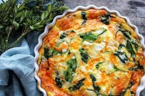 طرز تهیه یک غذای ساده و خوشمزه با اسفناج