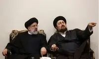 خوش و بش رئیسی با سیدحسن خمینی در یک مراسم