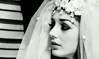 فائقه آتشین و پسرش کامبیز، در روزی که مادر شد