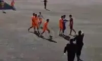 زد و خورد دسته‌جمعی در فوتبال ایران جنجال آفرید