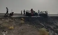 تصادف‌ زنجیره‌ای خونین در جاده کرمان