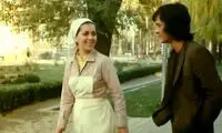 «فروزان، سعید کنگرانی و علی نصیریان» در پشت صحنه فیلم دایره مینا