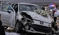 عروس حادثه دیشب اتوبان آزادگان، جان باخت
