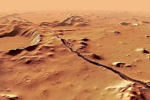 یک ستون مذاب در زیر دشت‌های مریخ کشف شد!