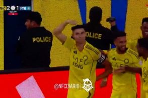 رونالدو بعد از گل، یک دل سیر عربی رقصید