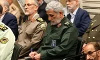 این قاب از سردار قاآنی در مرقد امام جلب‌توجه کرد