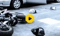 لحظه تصادف وحشتناک با سرعت ۳۰۰ کیلومتر 