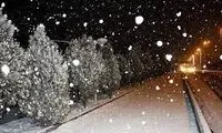 ویدئویی از بارش بی‌وقفه برف صبحگاهی در تهران