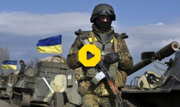 لحظه تعقیب نیروهای روس توسط سربازان اوکراینی
