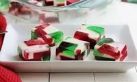 طرز تهیه ژله‌ی خرده شیشه با قلب‌های عاشقانه!